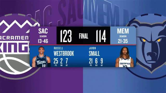 02月24日NBA常规赛 国王 - 灰熊 全场录像