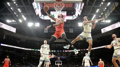 [腾讯全场集锦]🏀雄鹿大胜公牛止5连败 库兹马31+10+6 怀特21+10 河村5+5+7+1