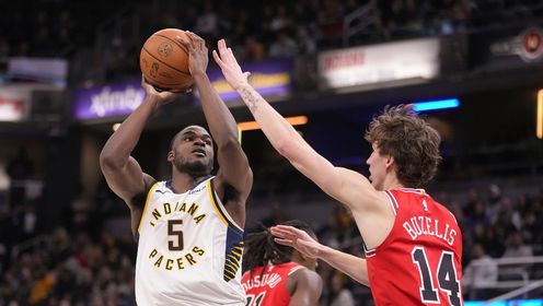 [腾讯原声集锦]🏀步行者逆转公牛 内姆哈德18+6+9 武切维奇25+9